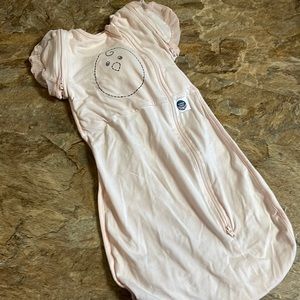 Nested bean sleep sack with detachable arm covers